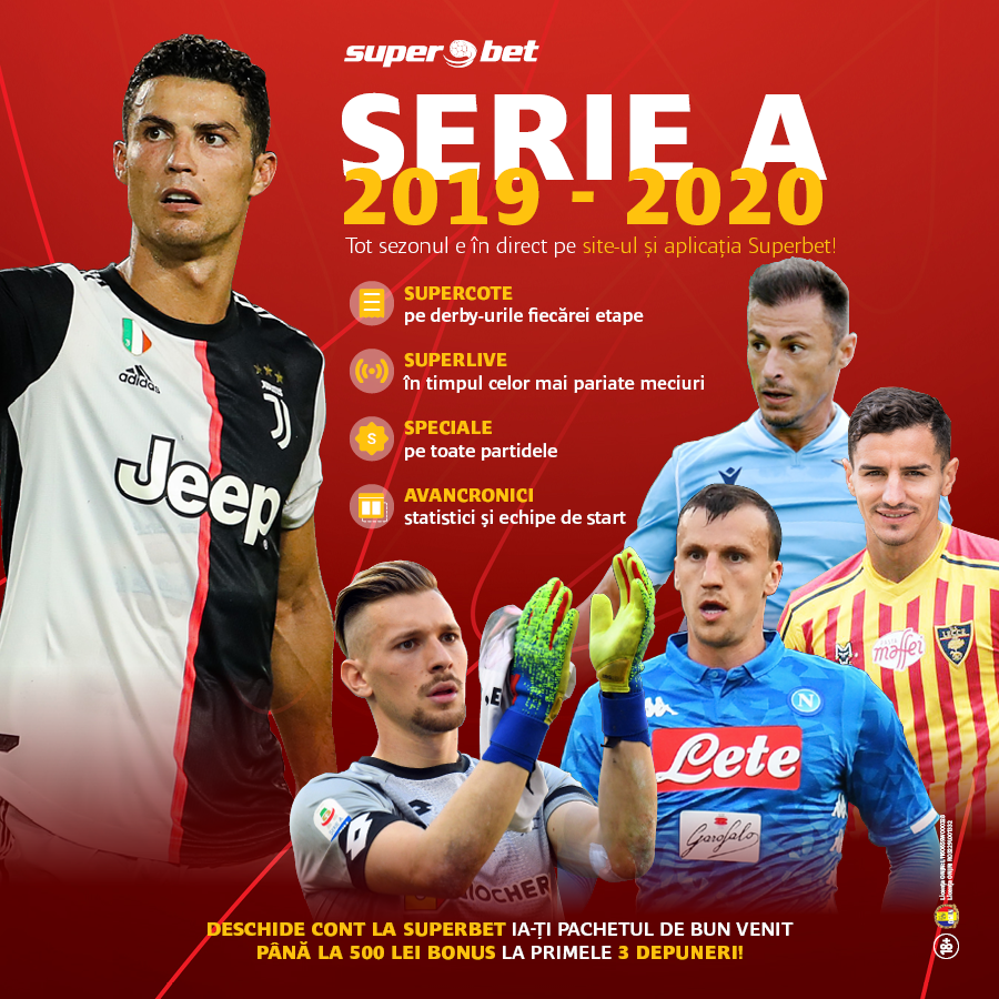 Start Seria A – Super ofertă de pariere la Superbet!