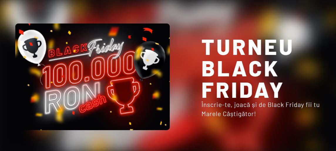 Turneu de Black Friday la Maxbet cu premii de 100.000 RON!