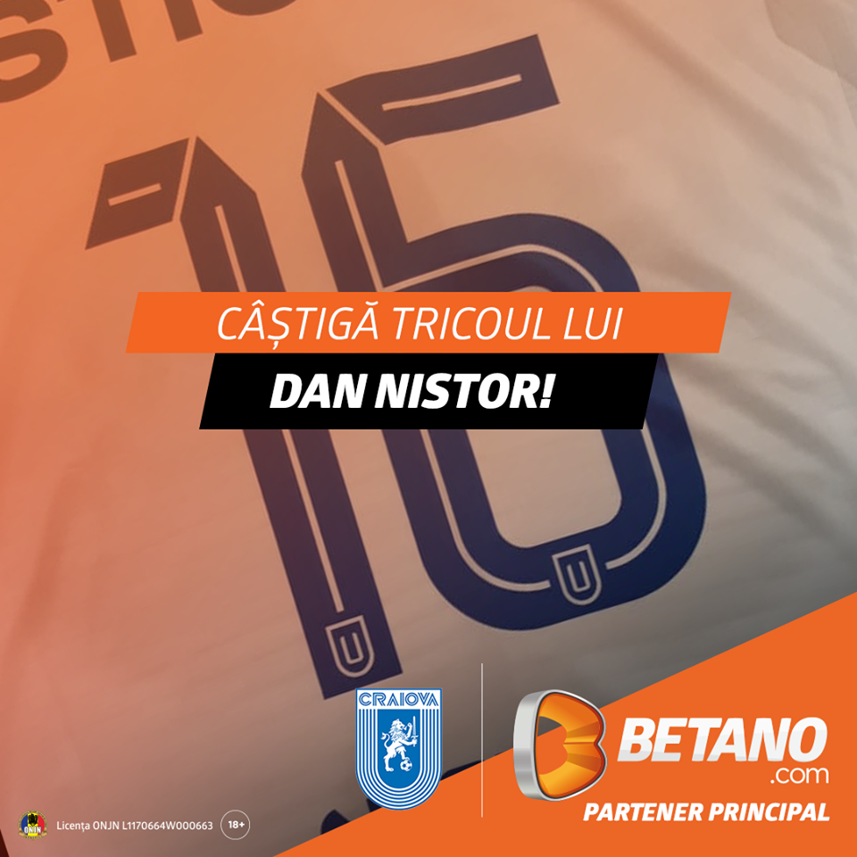 Fan Craiova? Castiga tricoul lui Dan Nistor!