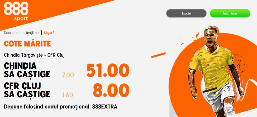 Cota 51.0 Chindia Targoviste sau Cota 8.0 CFR Cluj!