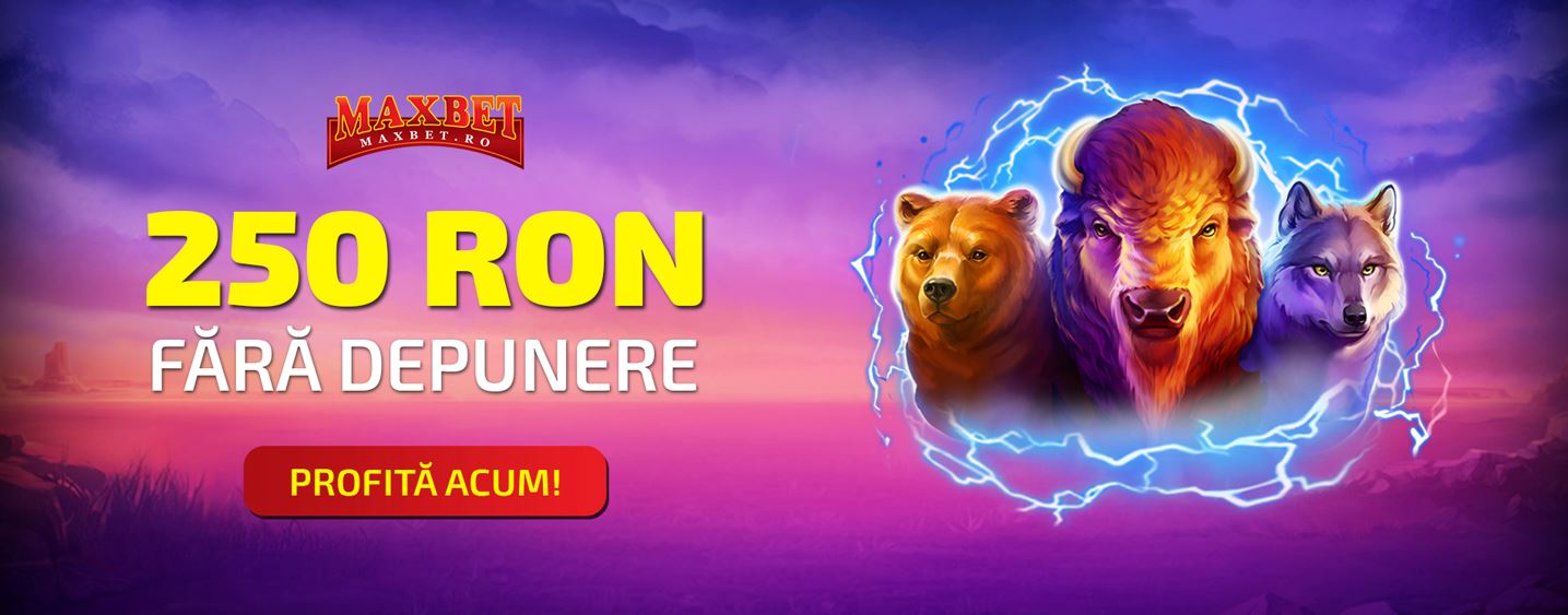 250 RON fara depozit pentru sloturile Playson la Maxbet!