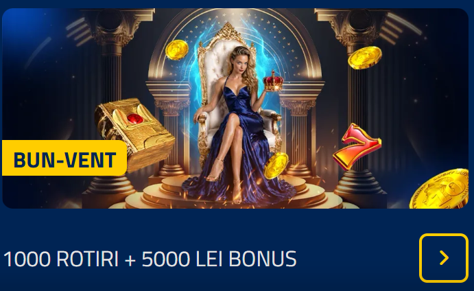 Admiral bonus casino - 1000 rotiri și 5000 lei bonus