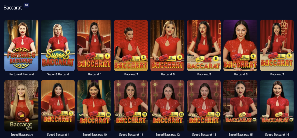 Baccarat LIVE AdmiralBet