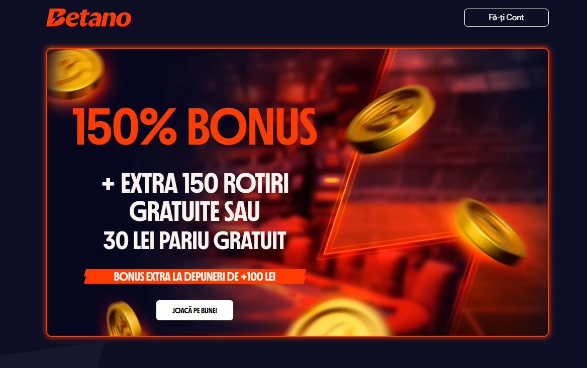 Betano bonus de bun venit