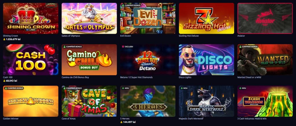 oferta de pacanele Betano Casino