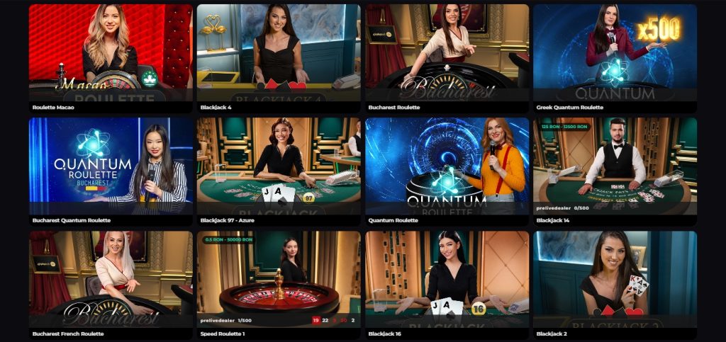 Elite Slots Casino jocuri de masa LIVE table games 2