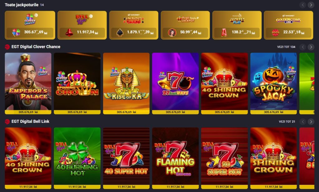 Fortuna jackpots categorii