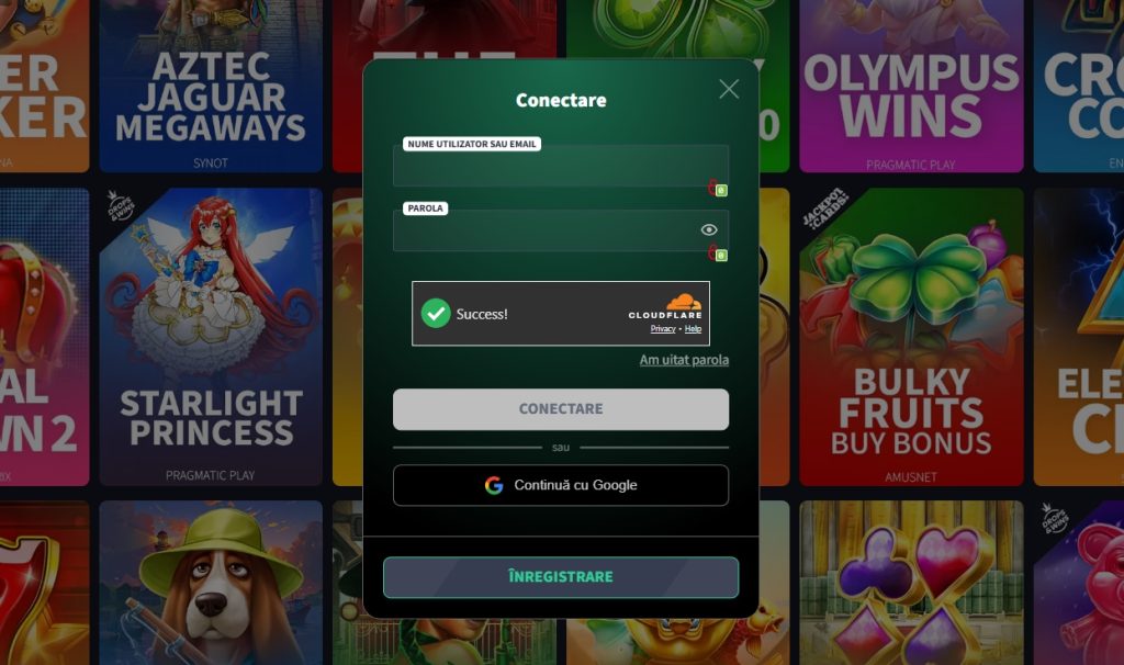 GetsBet conectare cont jucator existent membru login