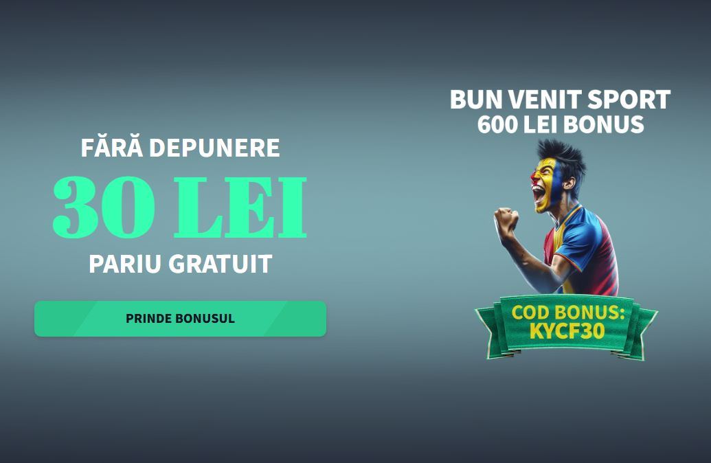 Getsbet bonus fără depunere sport - 30 lei Free Bet