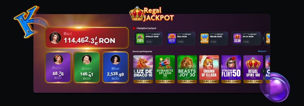 Las Vegas ro jackpot regal