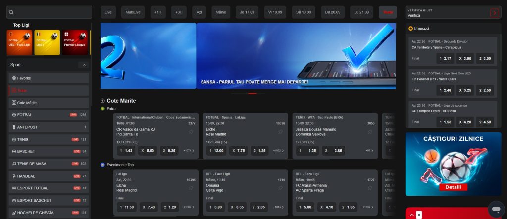 Las Vegas ro pariuri sportive betting