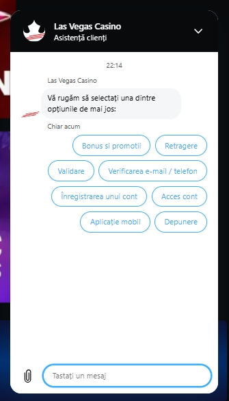 Las Vegas ro serviciu relatii clienti contact LIVE chat