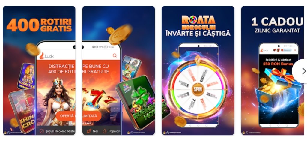 Luck Casino aplicatie mobil app