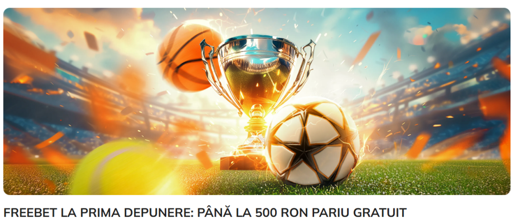 Luck bonus bun venit sport - 500 RON