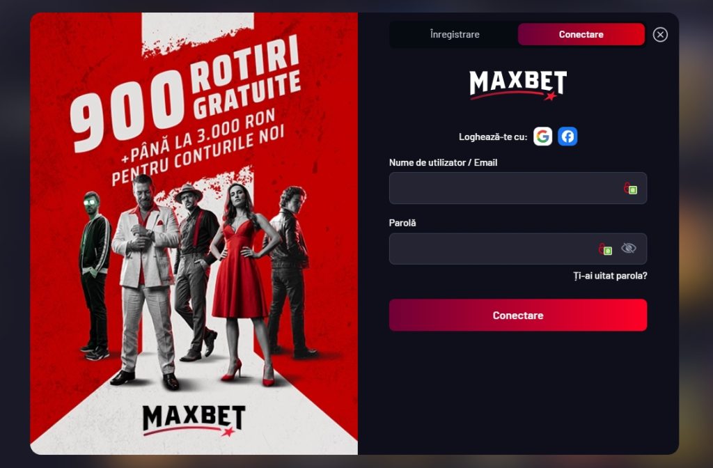 Maxbet conectare login cont jucator