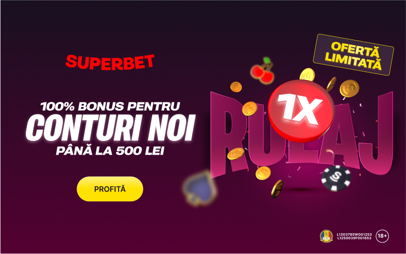 Superbet Casino bonus 500 lei