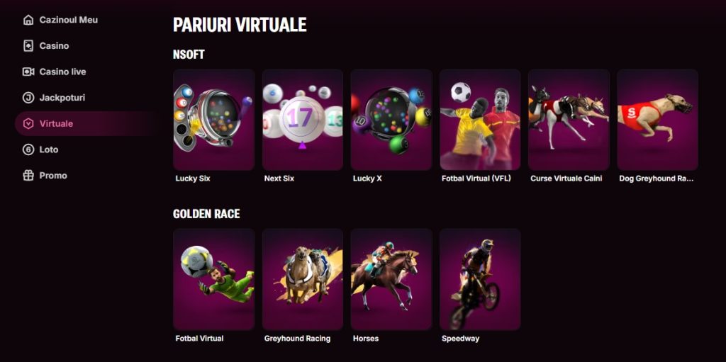 Jocuri virtuale Superbet