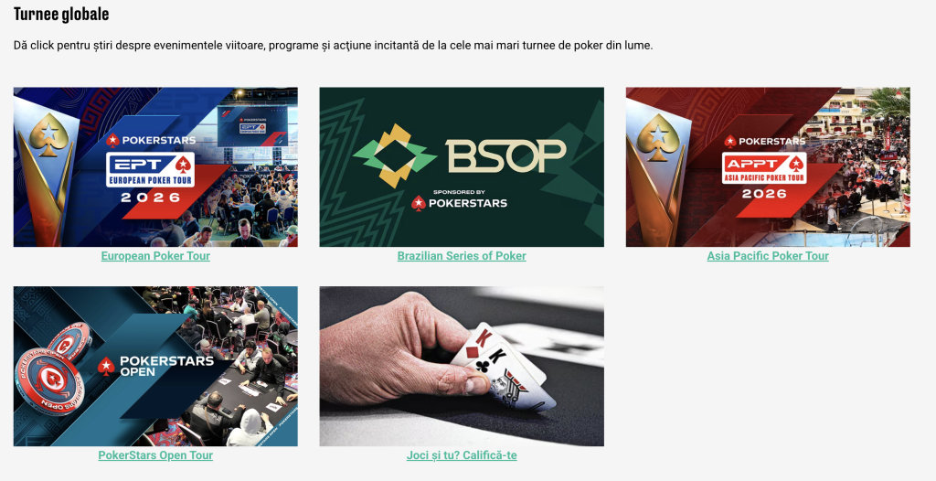 Turnee globale PokerStars Casino