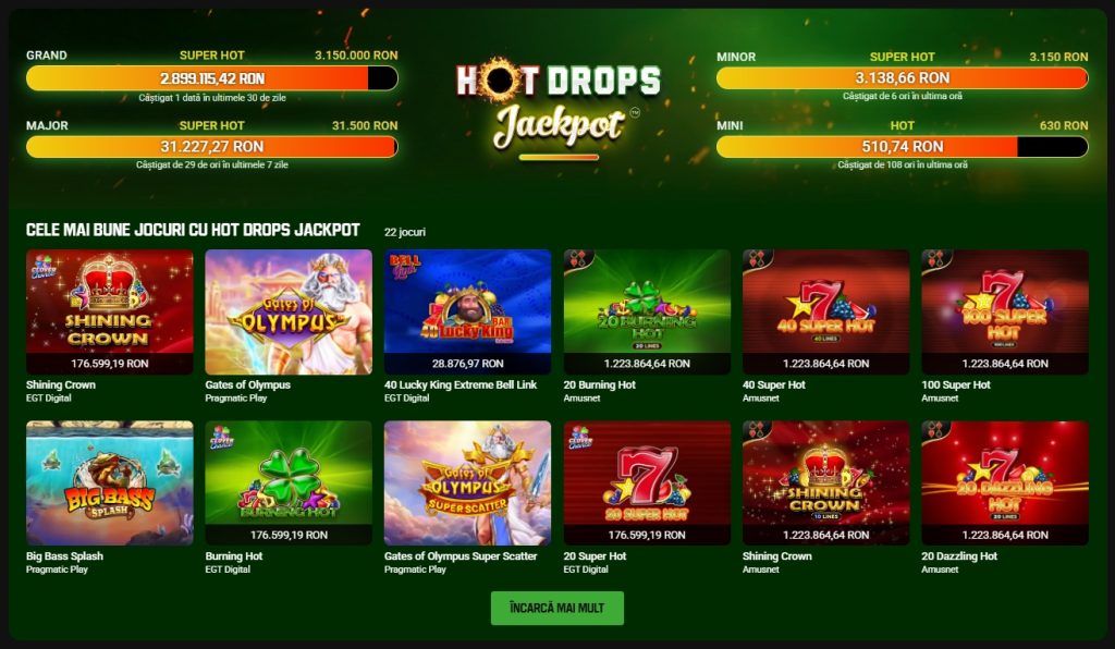 Unibet jackpots hot drops