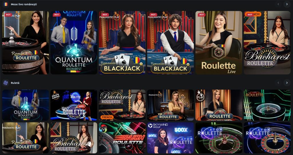 WinMasters Casino jocuri de masa LIVE table games 2