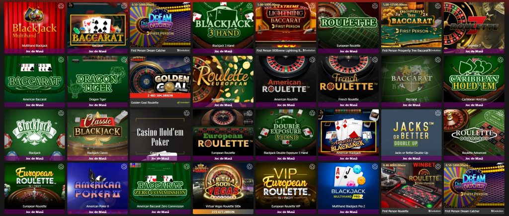 Winbet jocuri de masa 2