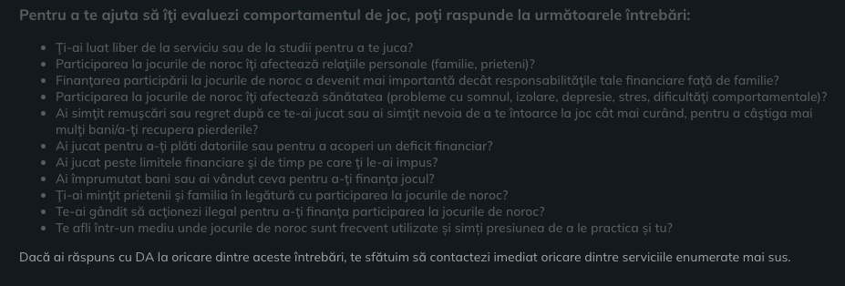 Joc Responsabil Excelbet