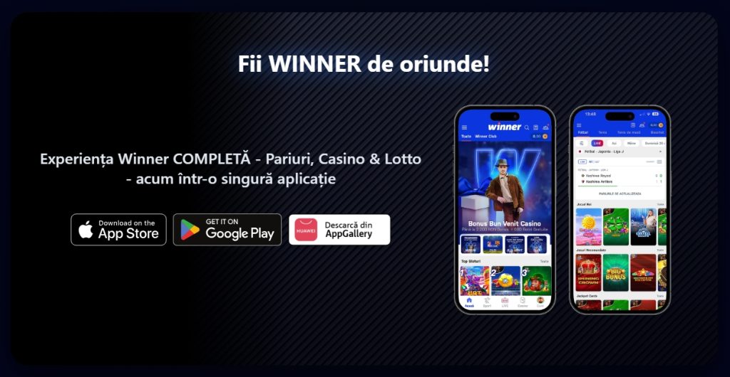 Winner aplicatie mobila app android si app