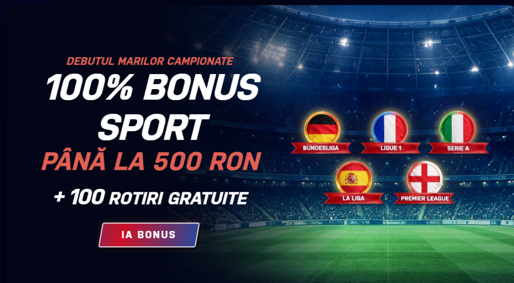 Winner bonus pariuri - 500 RON