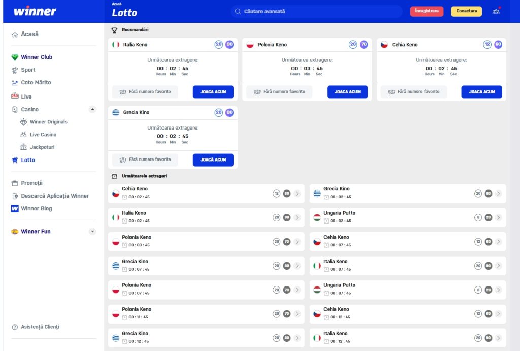 Winner jocuri loterii internationale loto