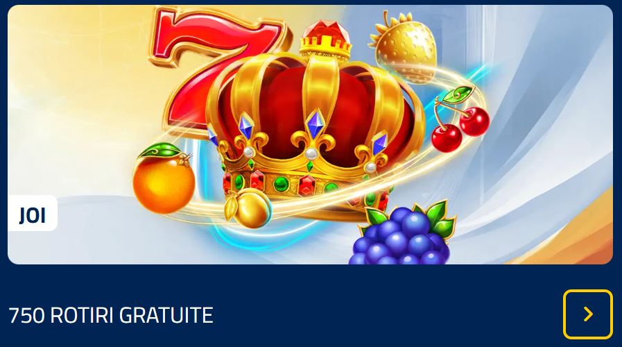 750 rotiri gratuite joi pe Admiral