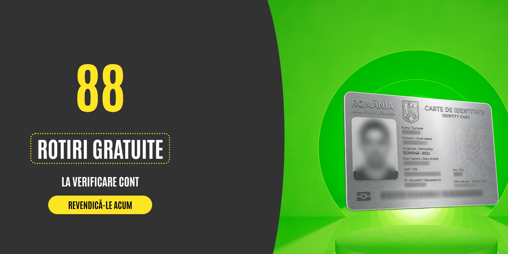 888Casino Bonus Fără Depunere – 88 rotiri gratis