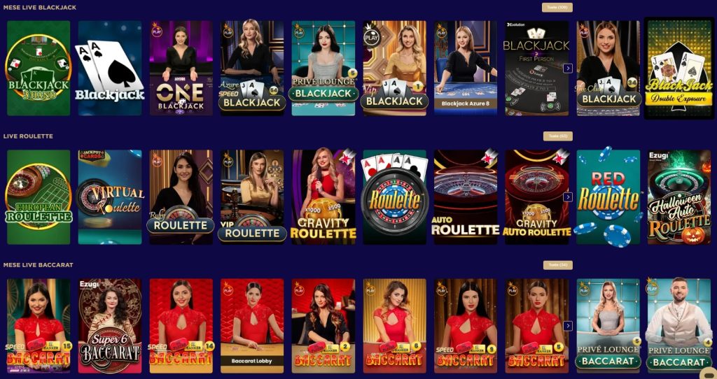 Winboss Cazino jocuri de masa LIVE table games ruleta blackjack baccarat