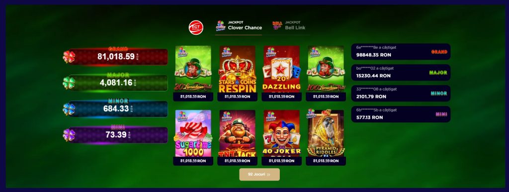 Winboss Cazino video slots jocuri pacanele jackpots exemplu 2
