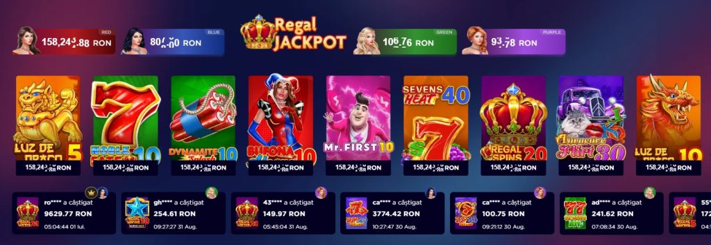 Winboss Cazino video slots jocuri pacanele jackpots exemplu 3