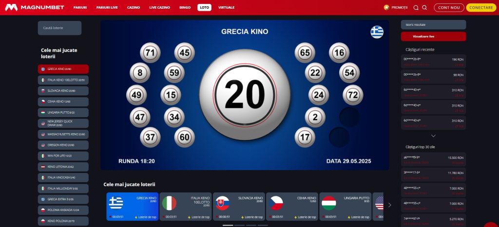Magnumbet Casino loterii online