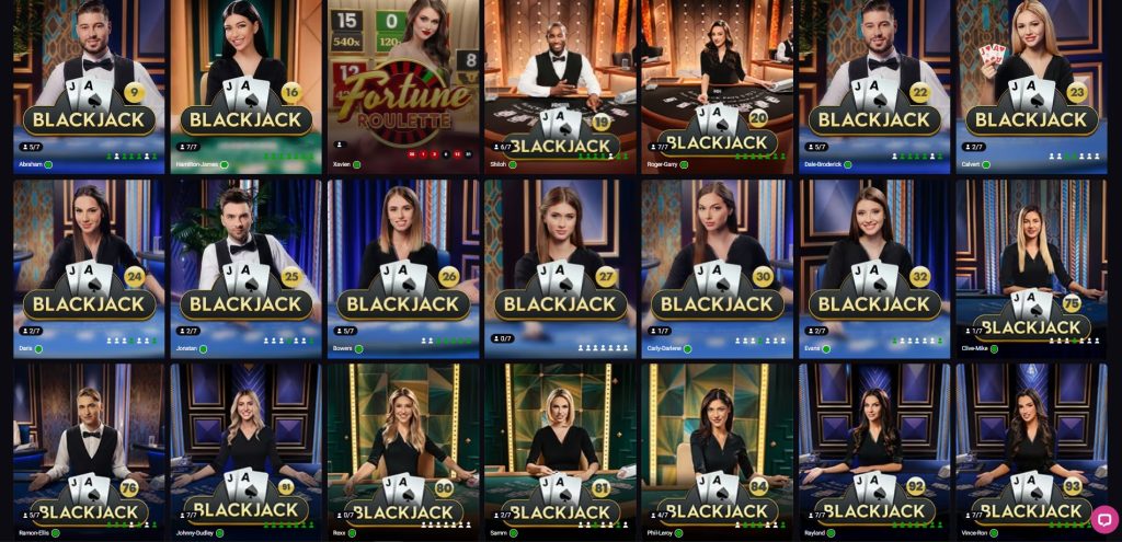Player jocuri de masa LIVE table games 2