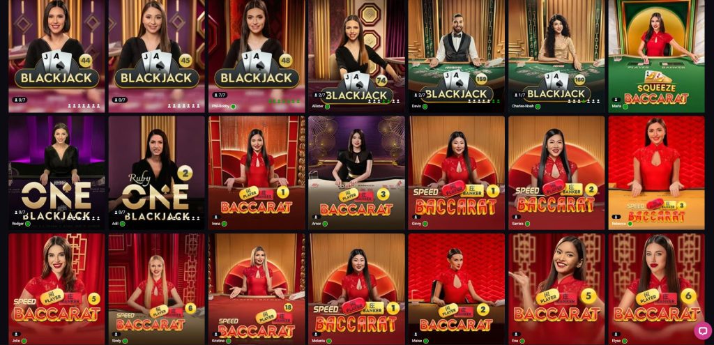 Player jocuri de masa LIVE table games 3