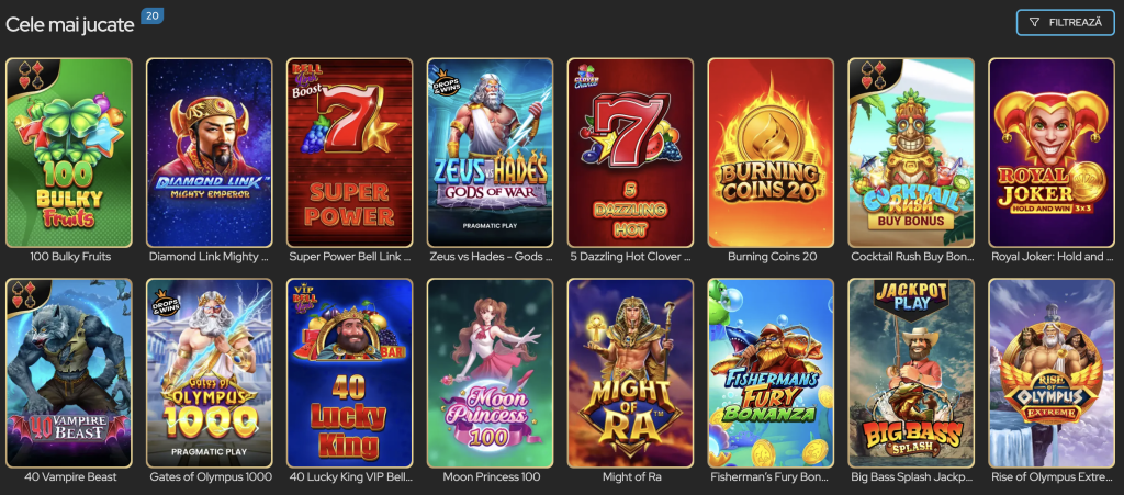 Sloturi Game World Casino