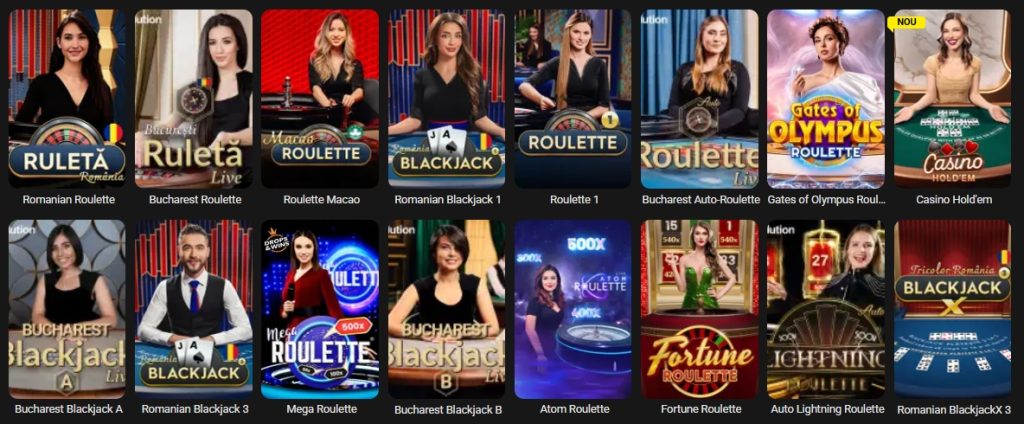 Stanleybet casino jocuri de masa LIVE table games 1