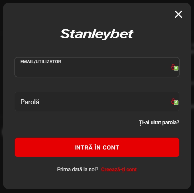 Stanleybet intra in cont conectare membru existent
