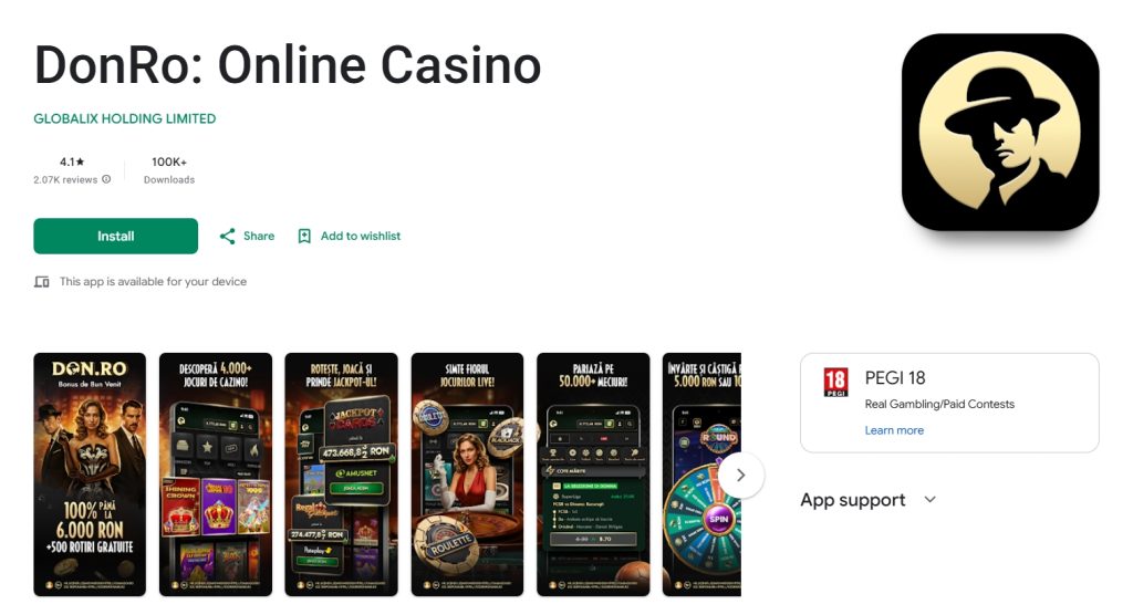 Don ro aplicatie mobil app android