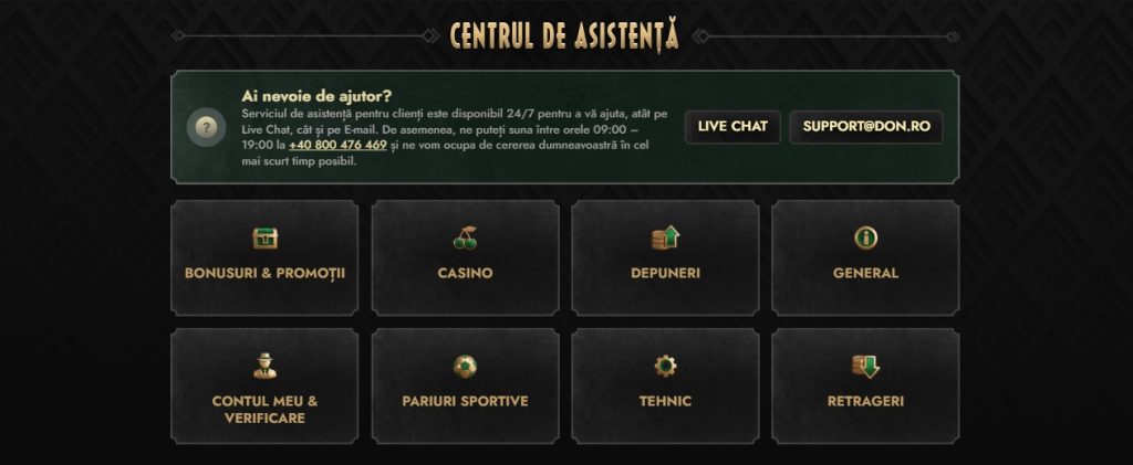 Don ro centru de asistenta relatii clienti