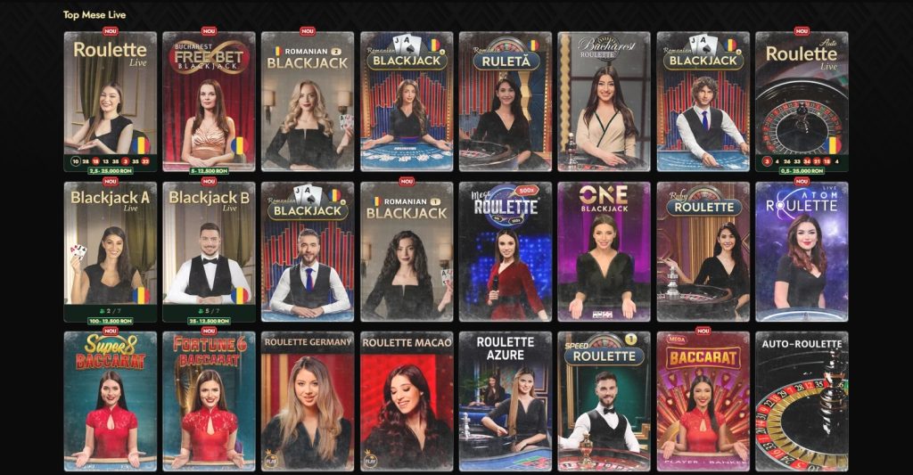 Don ro jocuri de masa LIVE table games 2 top