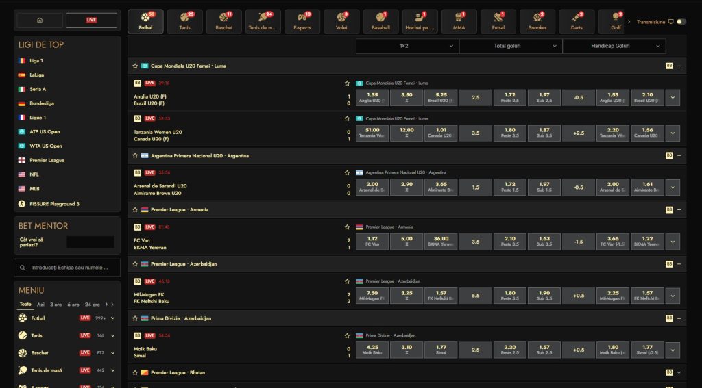Don ro pariuri sportive LIVE betting