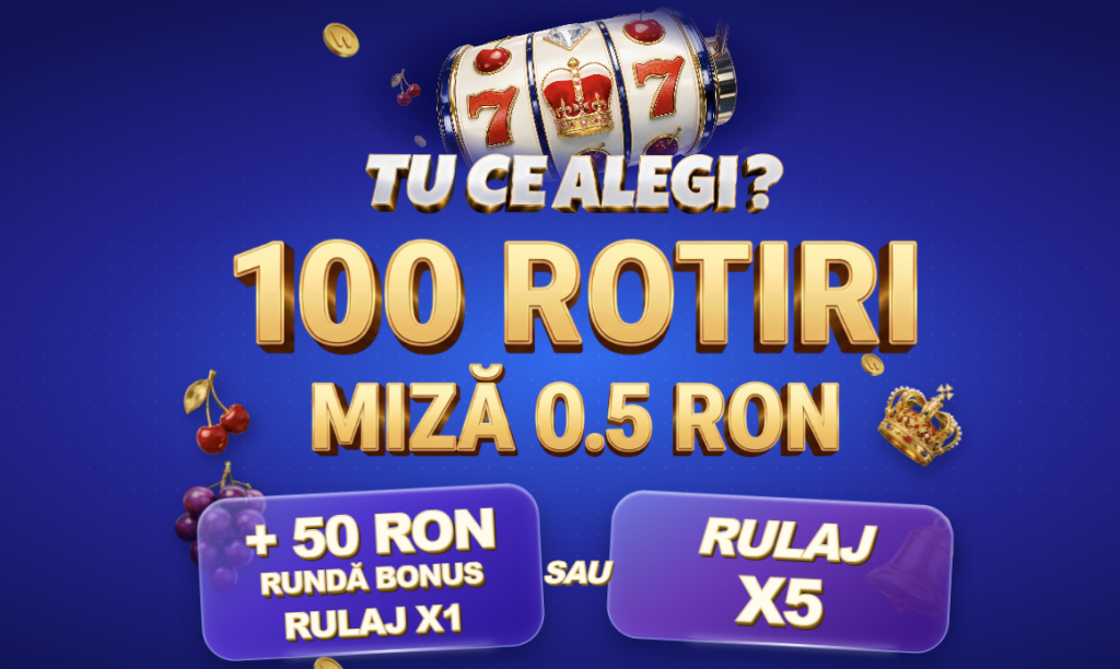 Winner 100 rotiri gratuite + runda bonus