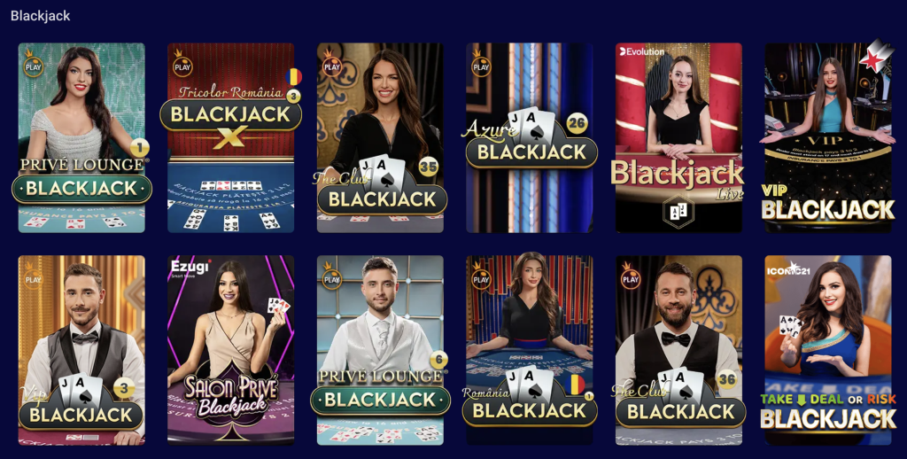 Blackjack LIVE la BetMen Casino