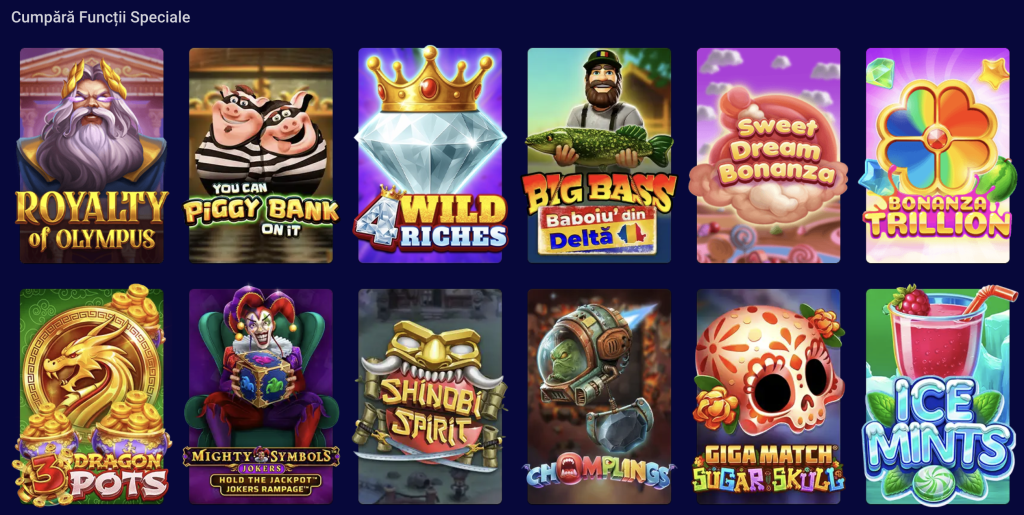 Sloturi cu cumpara speciale la BetMen Casino