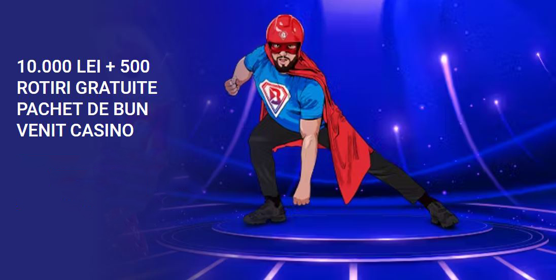 Betmen bonus de bun venit casino - 10000 lei și 500 rotiri gratuite