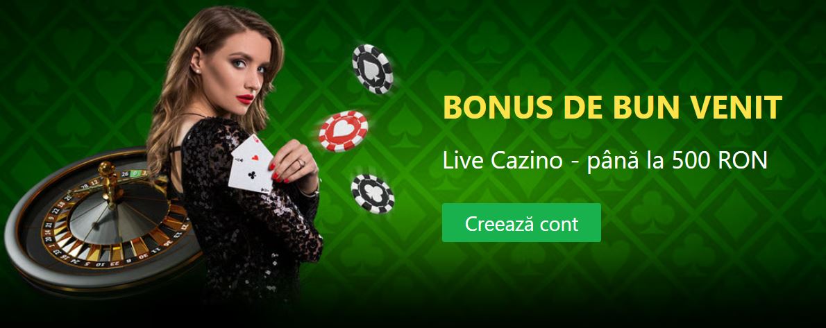 Winbet bonus de bun venit live casino până la 500 lei