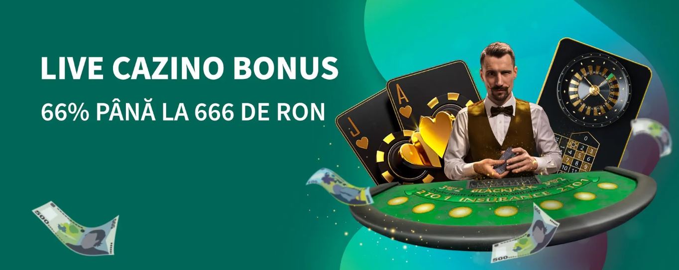 Conticazino bonus de bun venit Live Cazino - 666 lei
